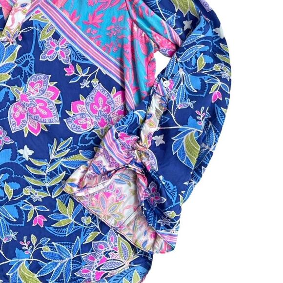 Alice & Trixie Silk Boho Floral Blouse - Size Small - Picture 7 of 12